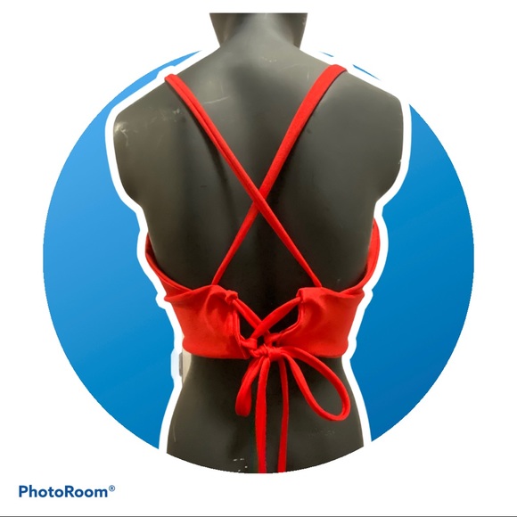 ❌SOLD❌ Handmade Red Bralette - Picture 3 of 3